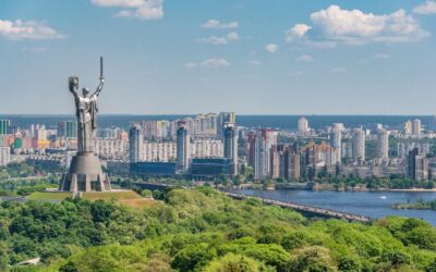 Красива архітектура Києва.
